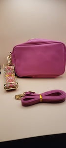 Large Pink Crossbody Purse