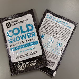 Duke Cannon Cold Shower Packets