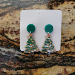 Christmas Tree Earrings