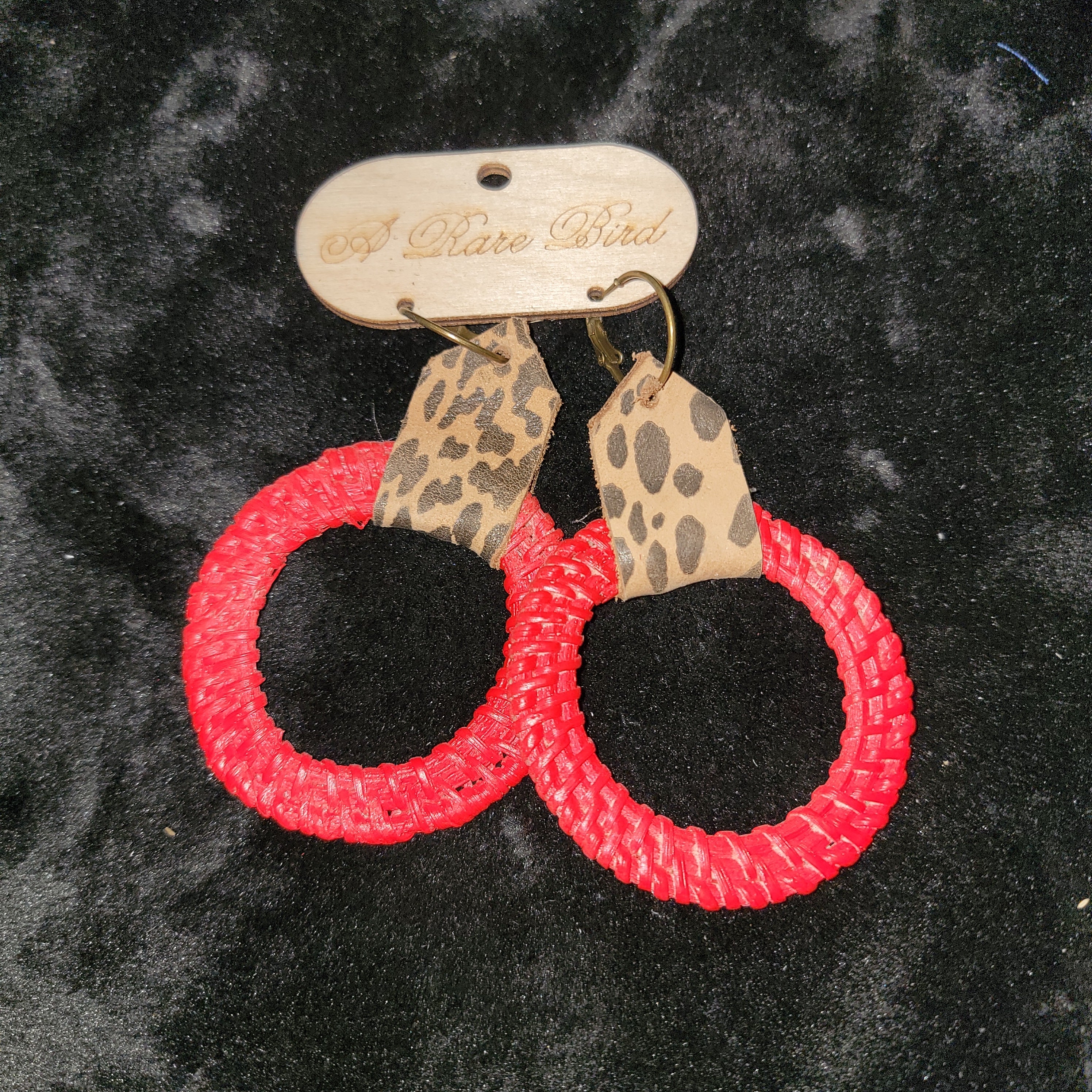 A Rare Bird Leopard Earrings