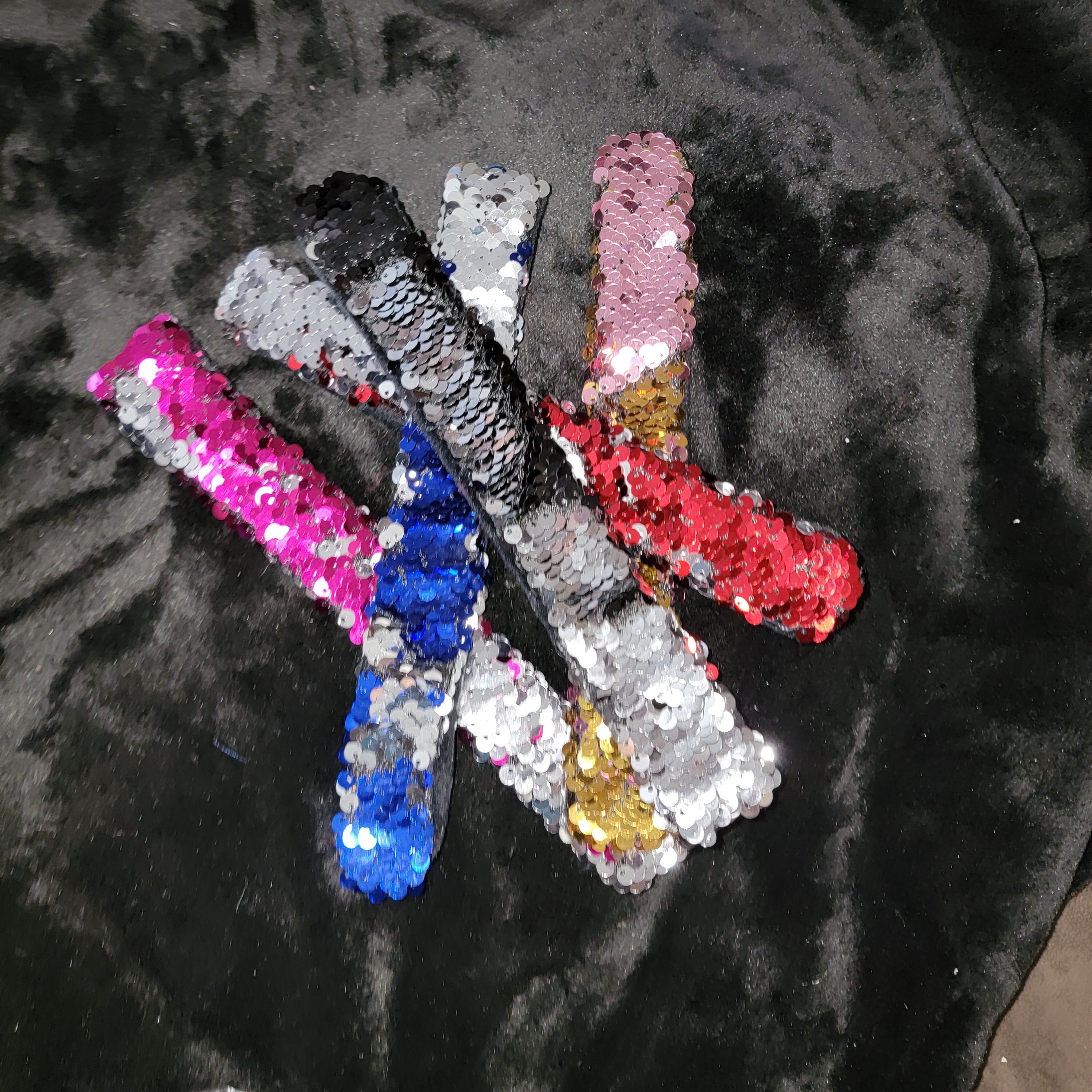 Sequin Slap Braclets