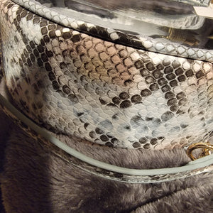 Caroline Hill Clear/Snake Crossbody