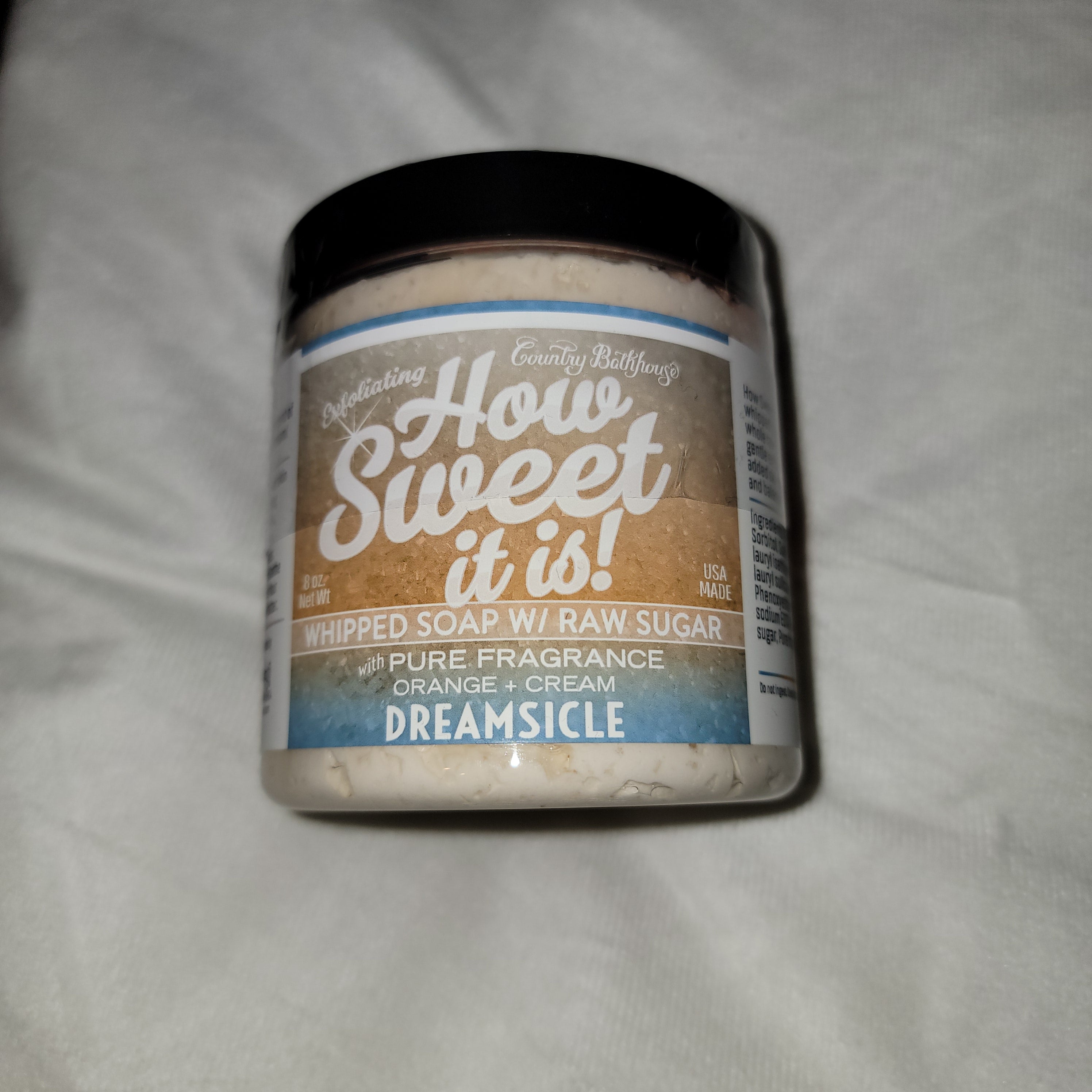 Country Bathhouse Whipped Soap W/ Raw Sugar