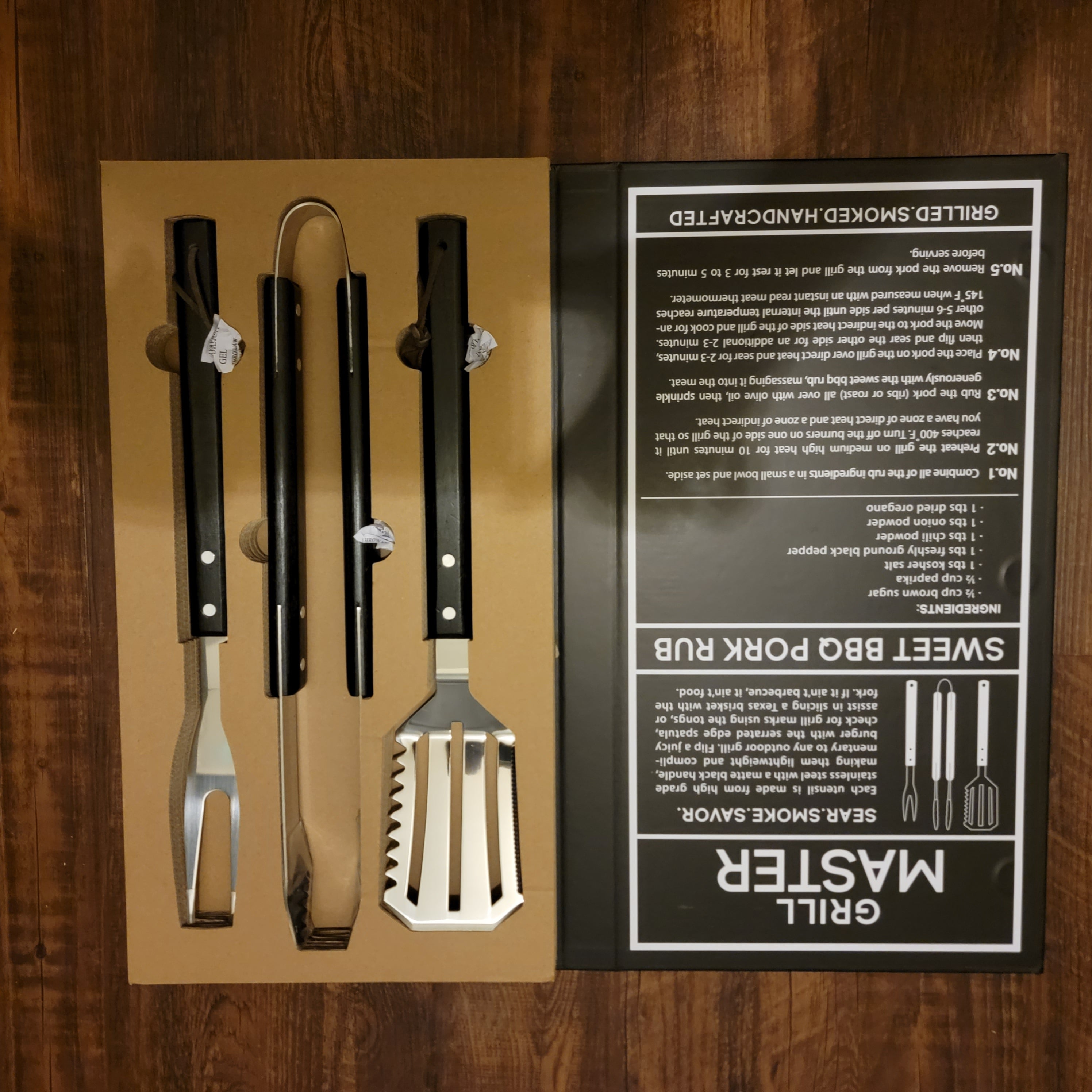 BBQ Tool Grill Book Set