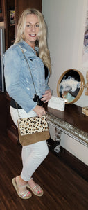 Jane Marie Leopard Crossbody