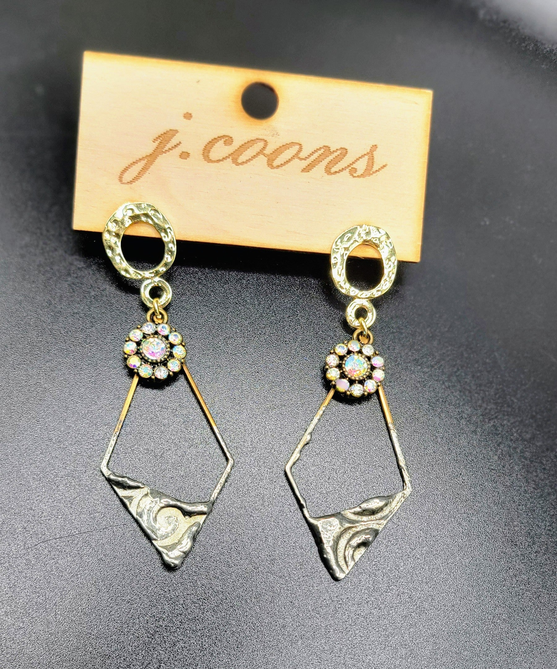 Metal Aztec Earrings