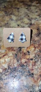 Mini Christmas Tree Earrings