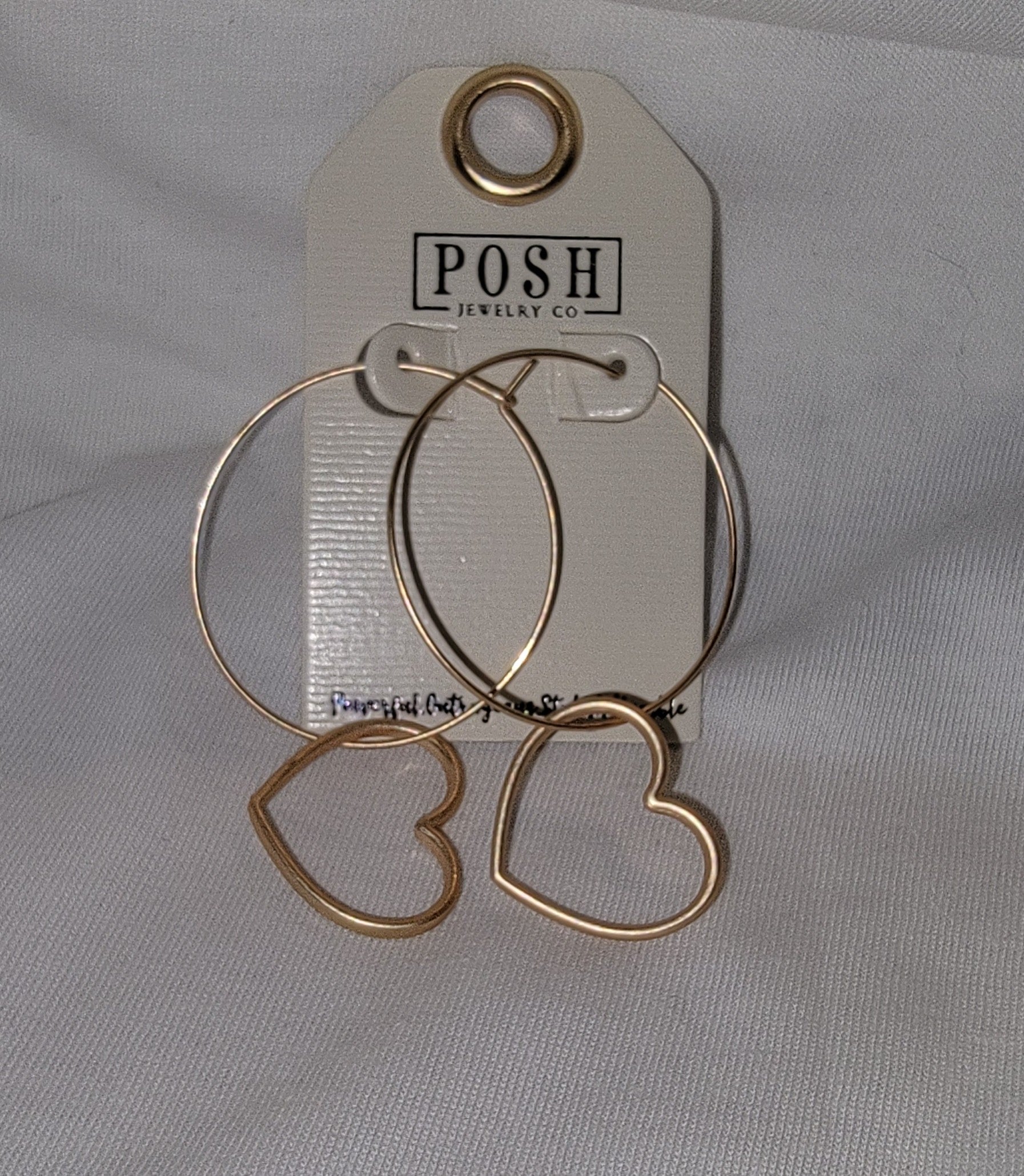 Posh Heart Earrings