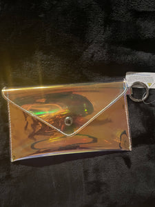 iridescent wristlet