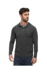 CHATHAM BURNOUT SLUB LS HENLEY HOODIE