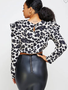 faux leather mini skirt