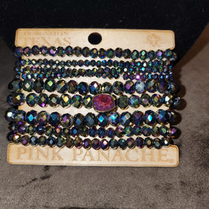 Pink Panache 9 Strand multi-color