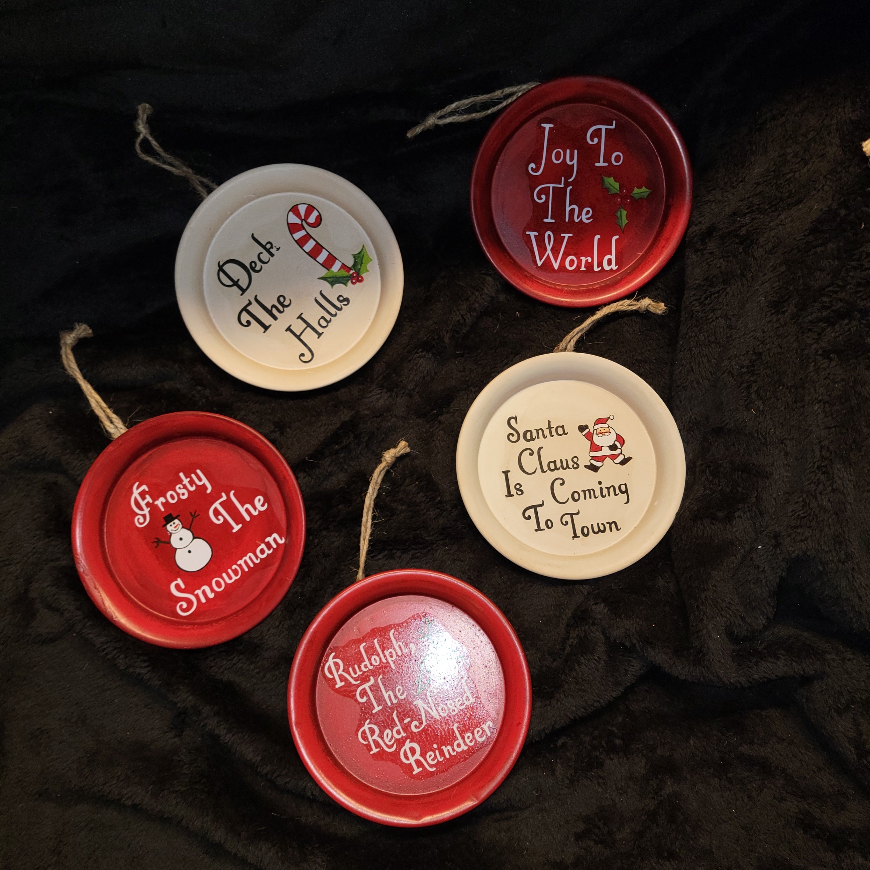 Christmas Ornament Metal Plates