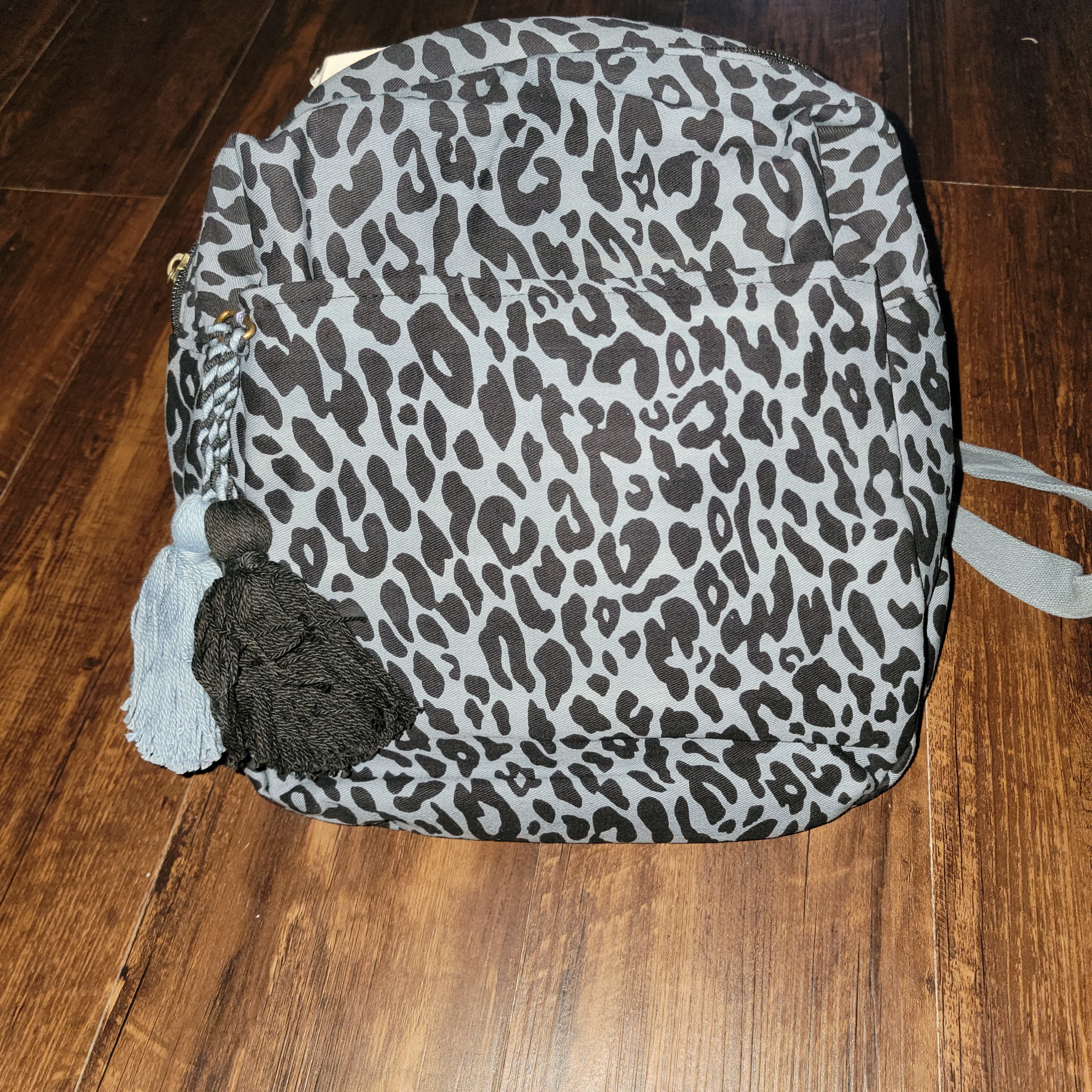 Gray Leopard BackPack