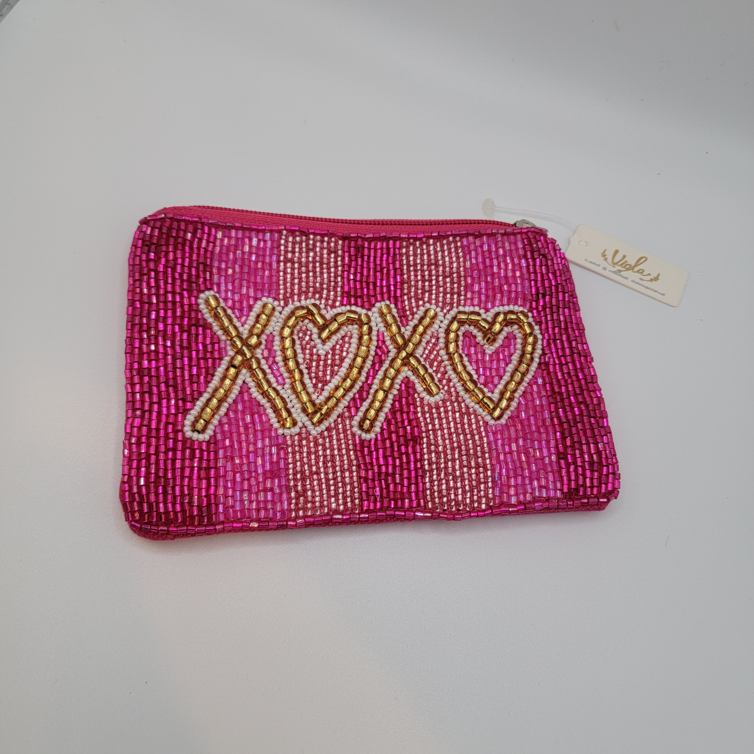 XOXO Beaded Wallet