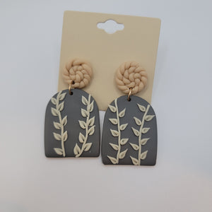 Boho Gray Earrings