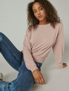 Sand Wash Long Sleeve Blouse Rose- Lucky Brand