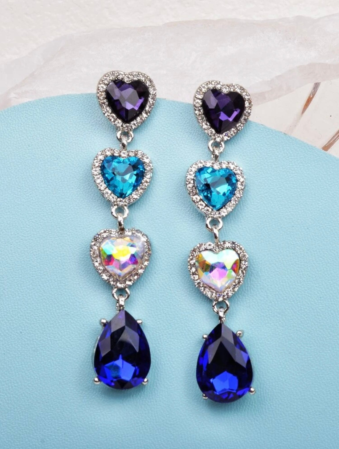 Heart of Ocean Earrings