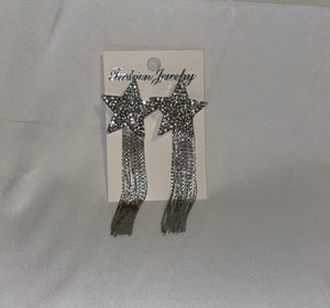 Star Rhinestone Earrings