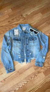 Distressed Denim Jacket