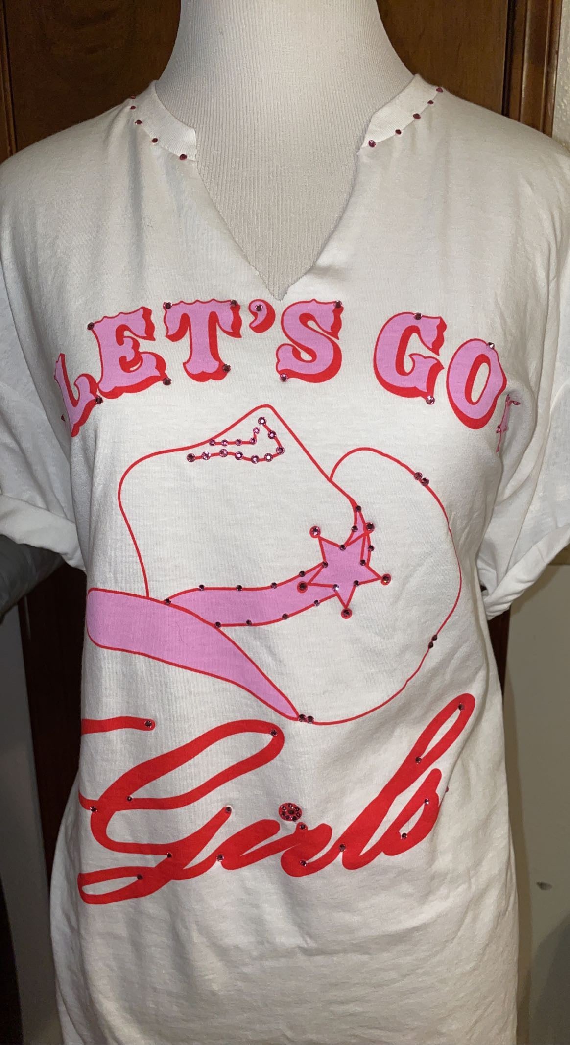 Custom Lets Go Girls Tee