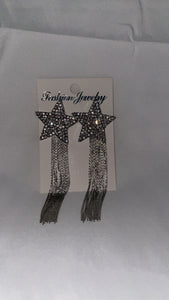 Star Rhinestone Earrings