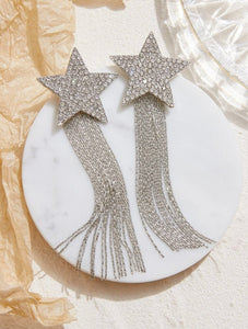 Star Rhinestone Earrings