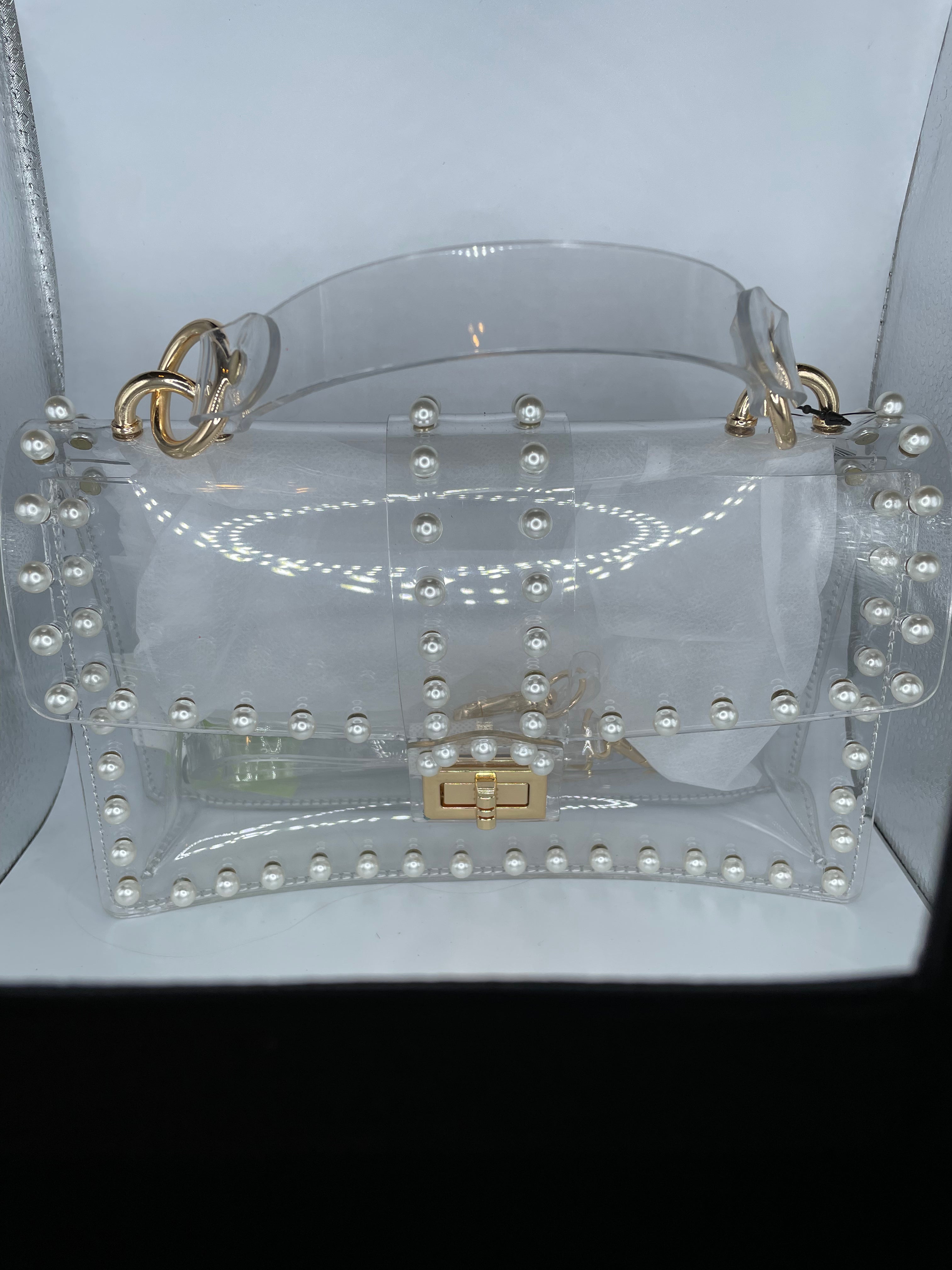 Pearl Clear purse