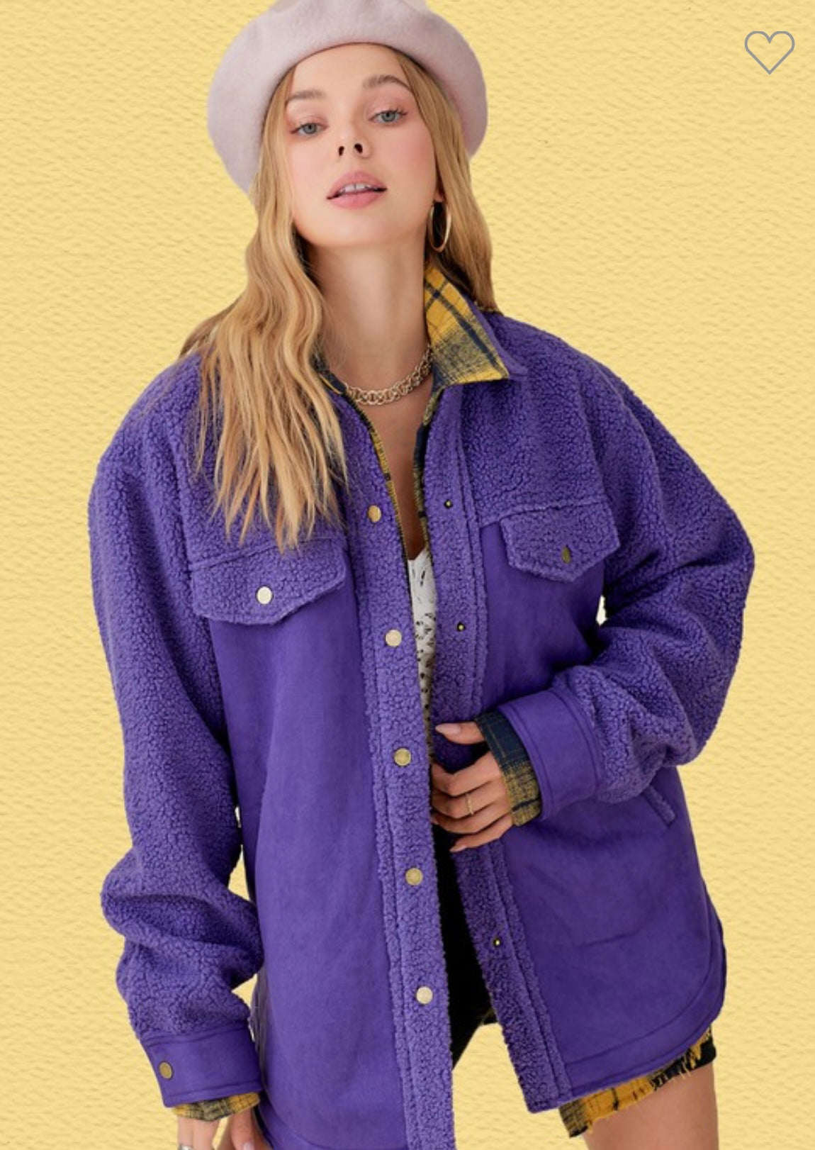 Purple Shacket