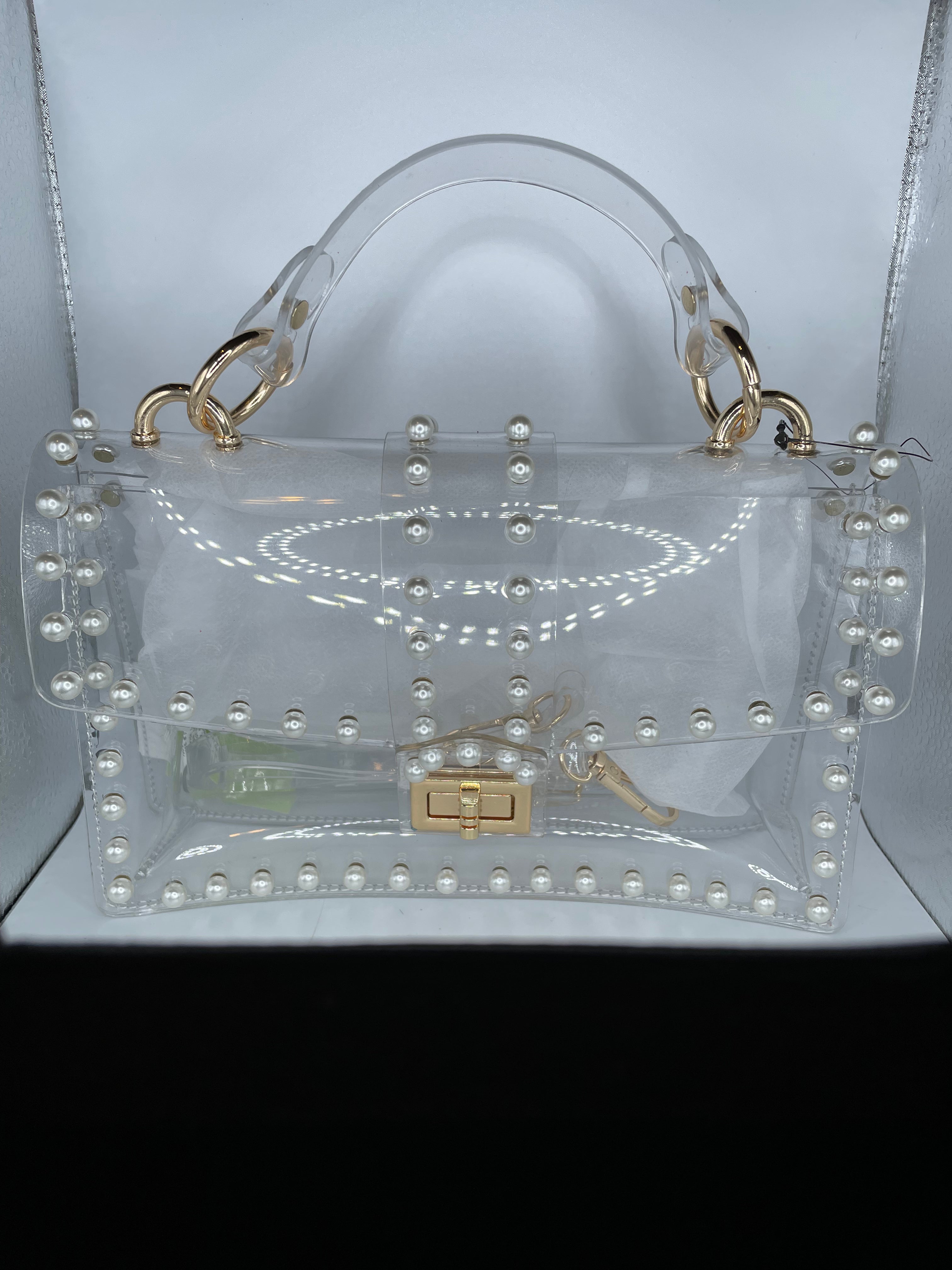 Pearl Clear purse