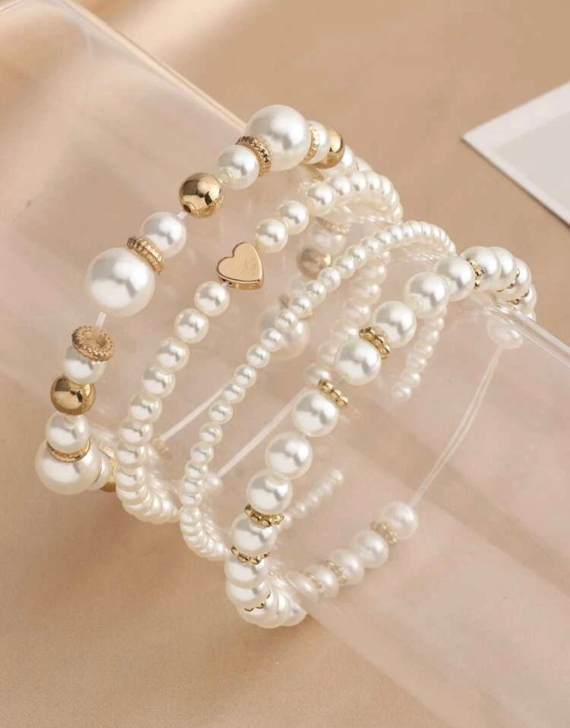 Faux Pearl Bracelets