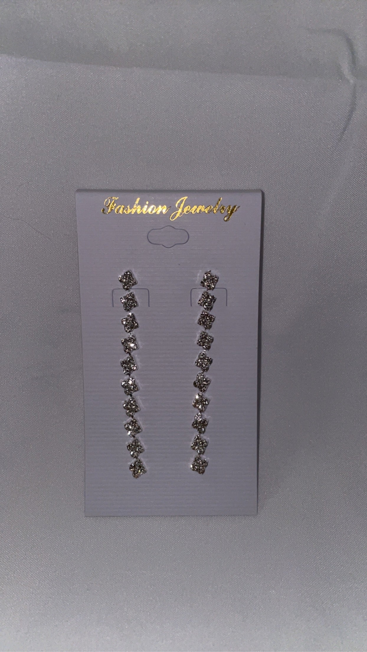 Rhinestone Drop Earrings