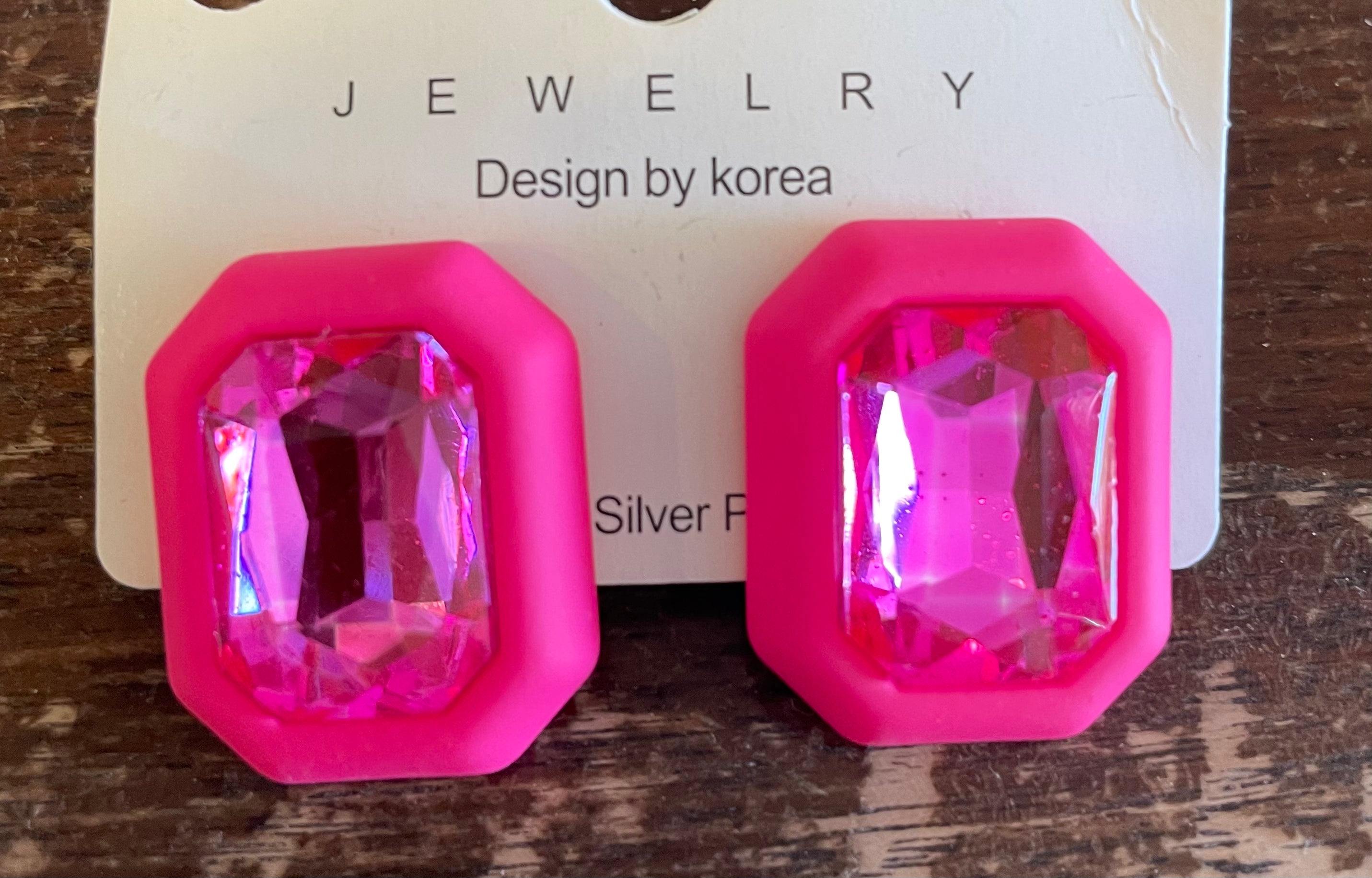 Rhinestone Stud Earrings