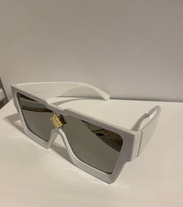 White Frame Sunglasses