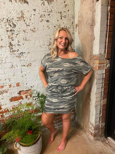 Hello Camo Dress